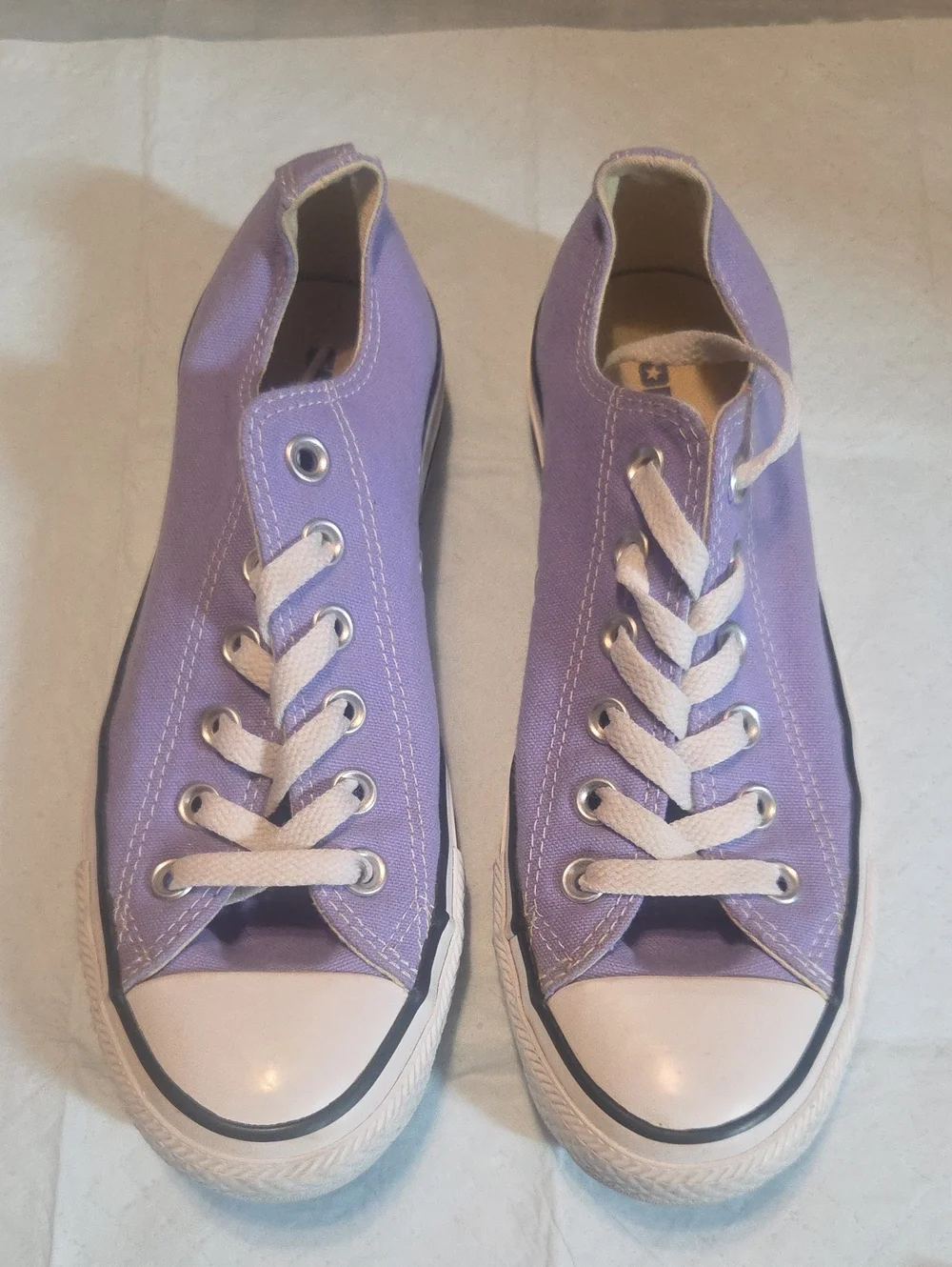 Converse Low-Top Sneakers in Lavender Purple